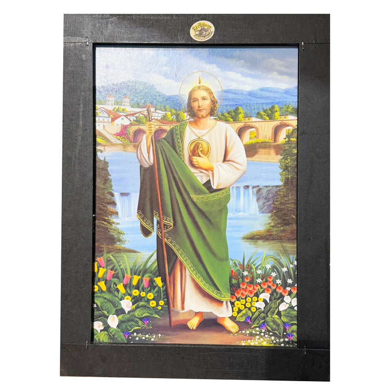 Cuadro de Madera Negro Chico MX