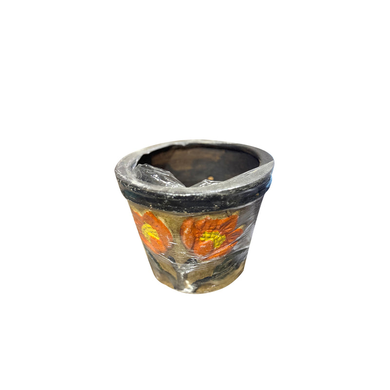 Maceta de barro vaso chico