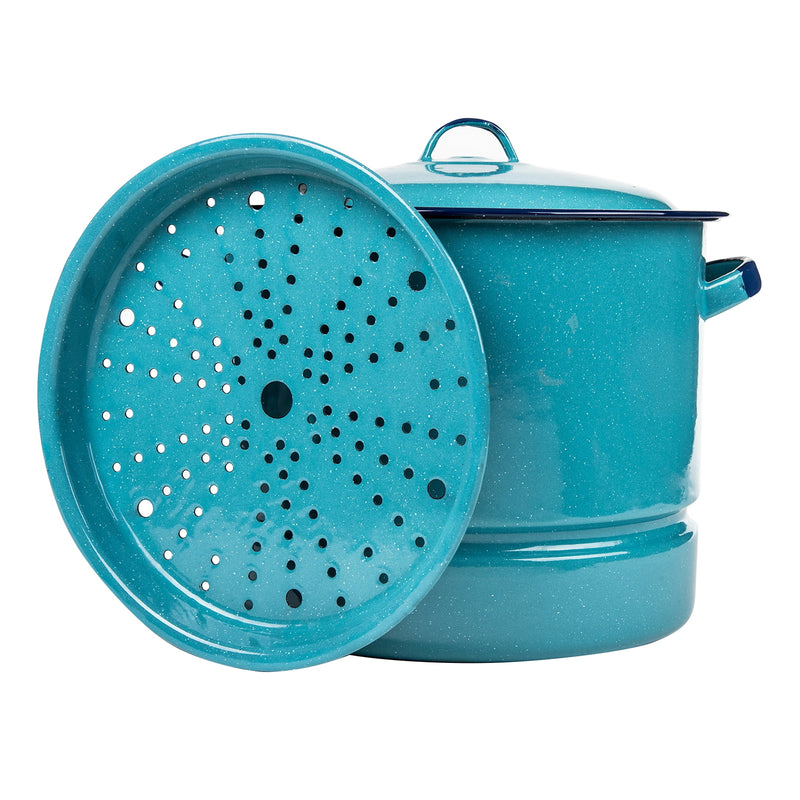 Cinsa-Vaporera 28 c/tapa azul turquesa 15QT