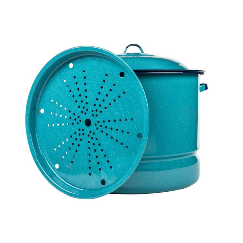 CINSA - Vaporera 38 c/Tapa azul Turquesa 34QT