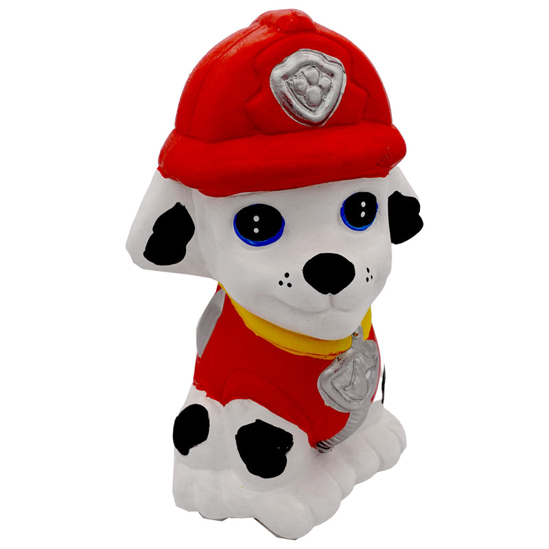 Alcancia de Yeso - Perro Bombero