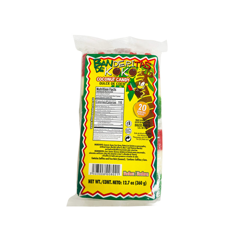 Kokito Banderita de Coco Med 30/20