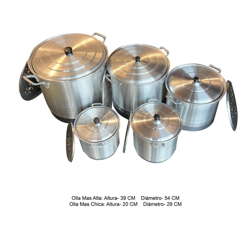 Juego De 5 Vaporeras 45-34-30-26-22