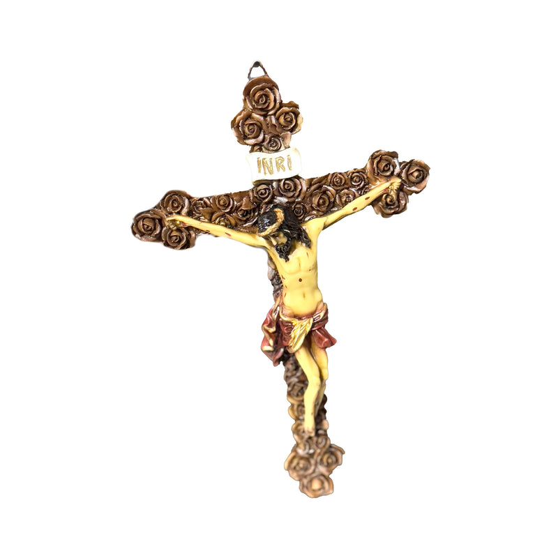 Cristo rosa pared de resina