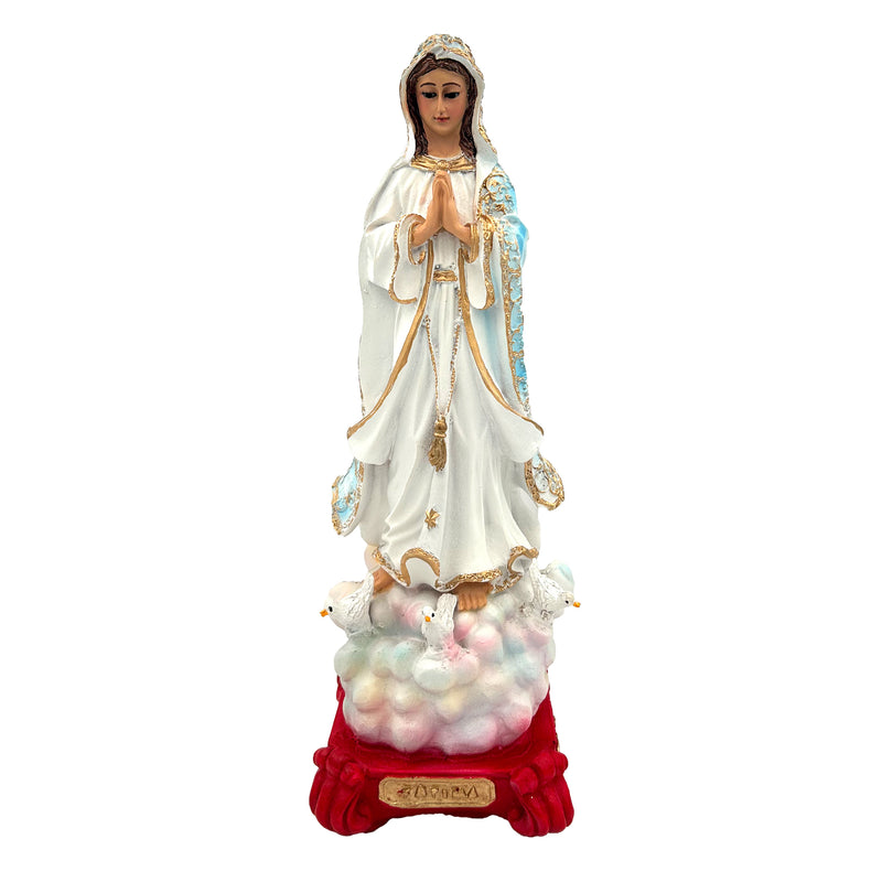 Virgen De Fatima Resina 40-Cm