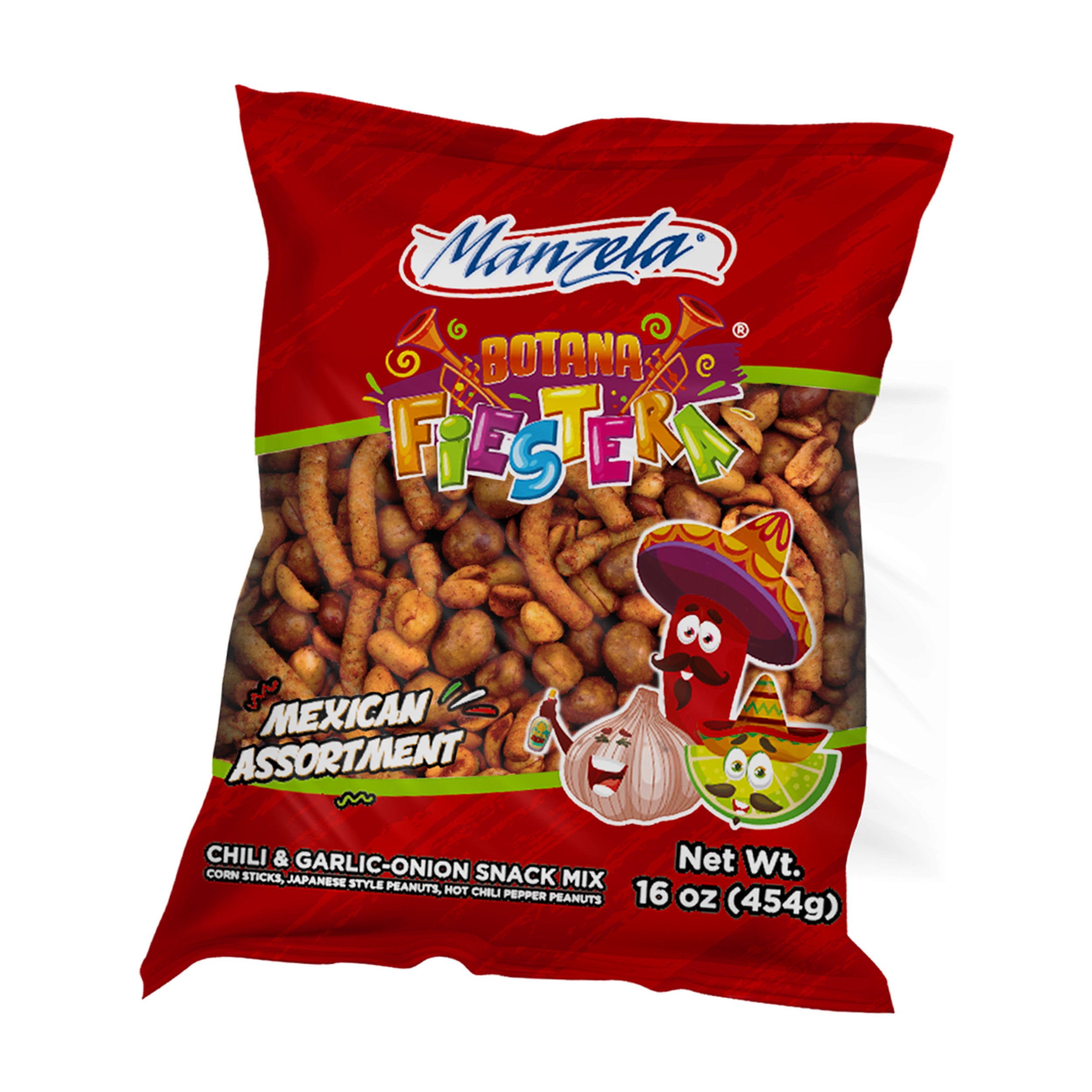Botana Fiestera Assorted Mexican Snack 24/1lb – Valentina Distributors