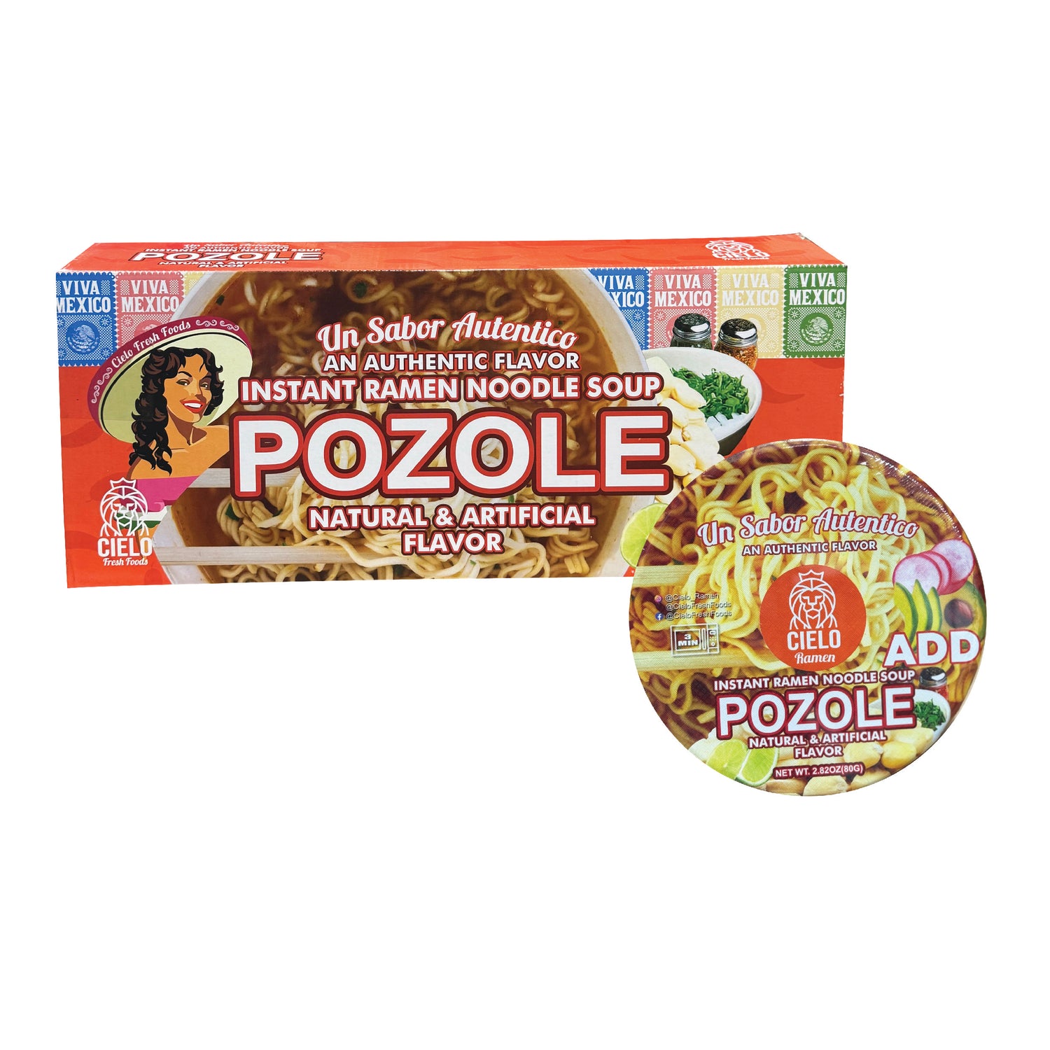 Instant Ramen Noodle Pozole 6/2.82 oz