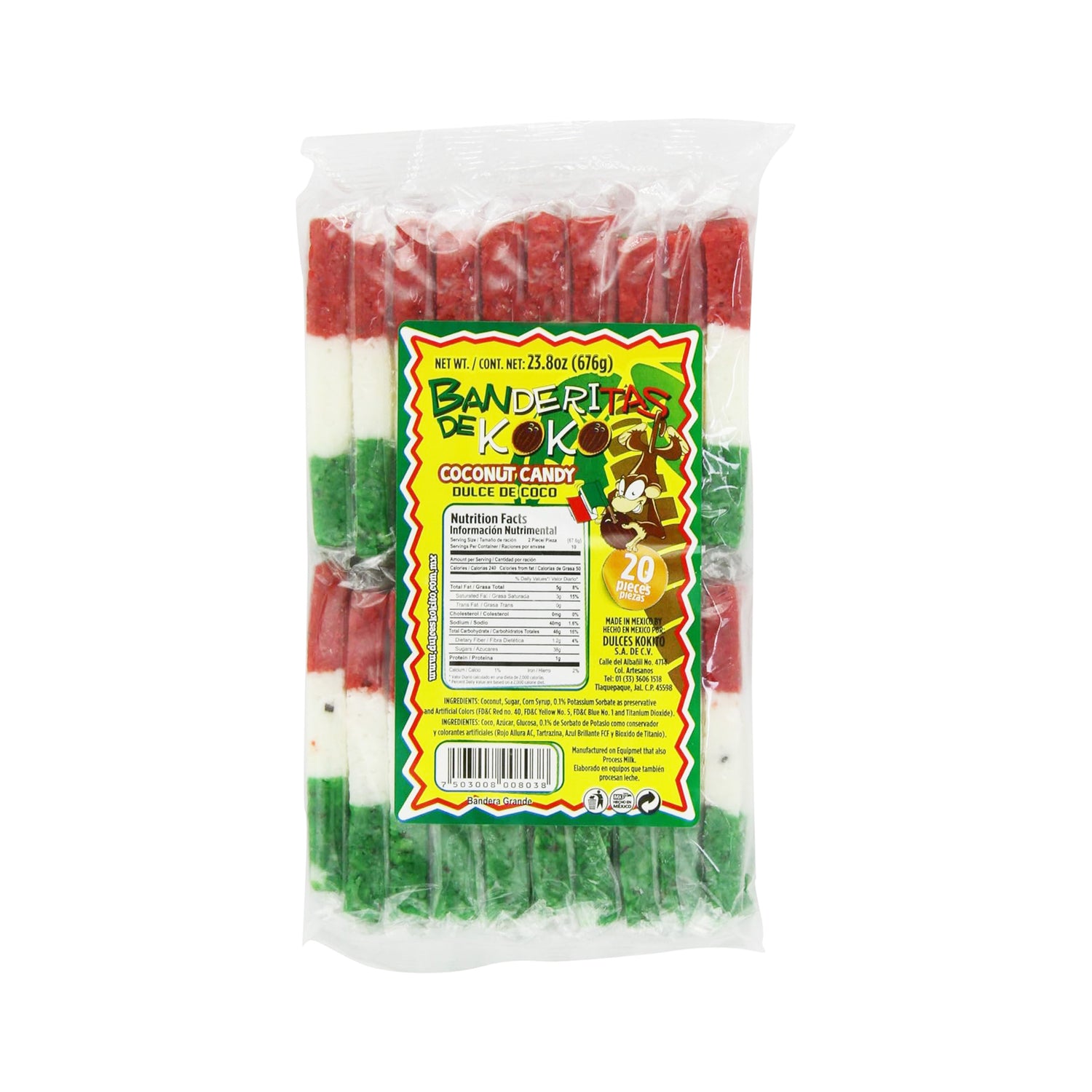 Kokito Banderita de Coco Med 30/20