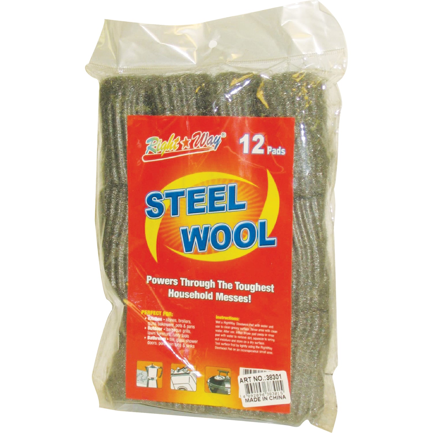 Esponja de Brillo 12ct / Steel Wool