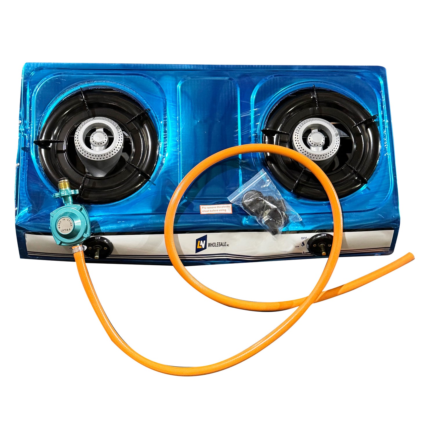 Doble Gas Stove W/Regulator-V