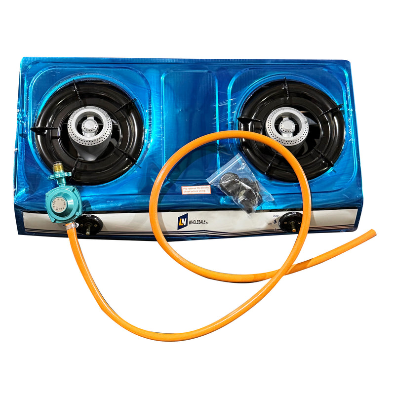 Doble Gas Stove W/Regulator-V