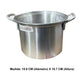 Olla recta de Aluminio Chica MX