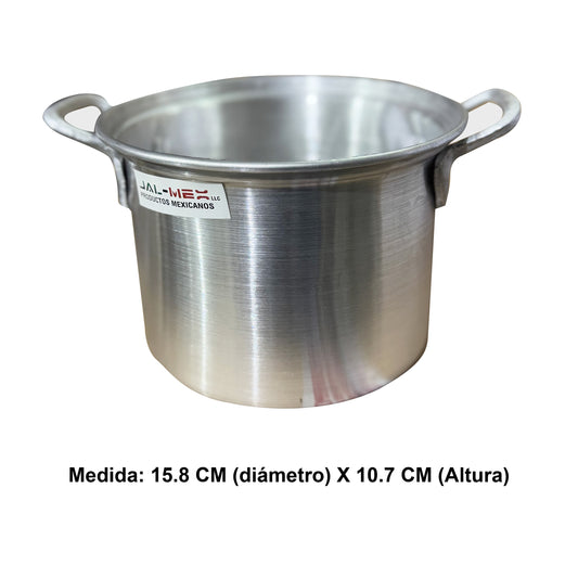 Olla recta de Aluminio Chica MX