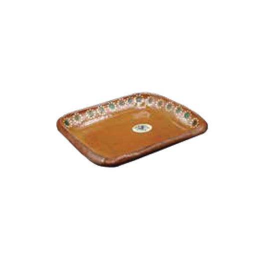 Plato de Barro Rectangular Grande