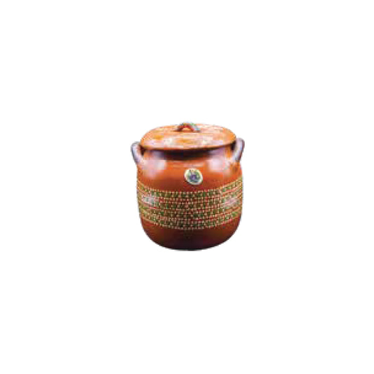 Olla de Barro Frijolera con Tapa-Chica