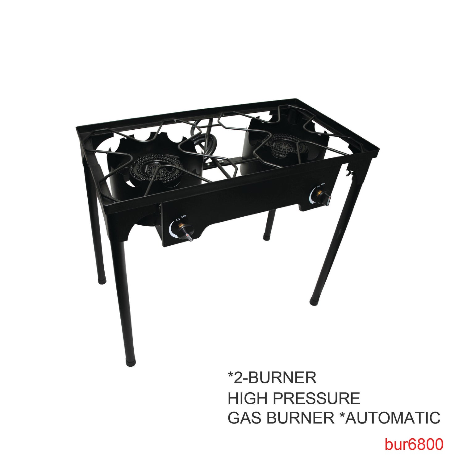 2-Burner cast iron stove