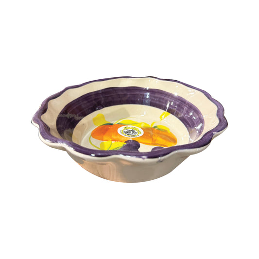 Plato de Ceramica Pozolero con Ondas- Mediano