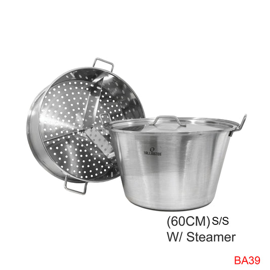 Cazo S / S 60 cm W/ Steamer