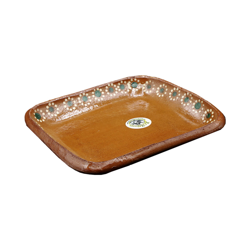 Plato de Barro- Rectangular Chico