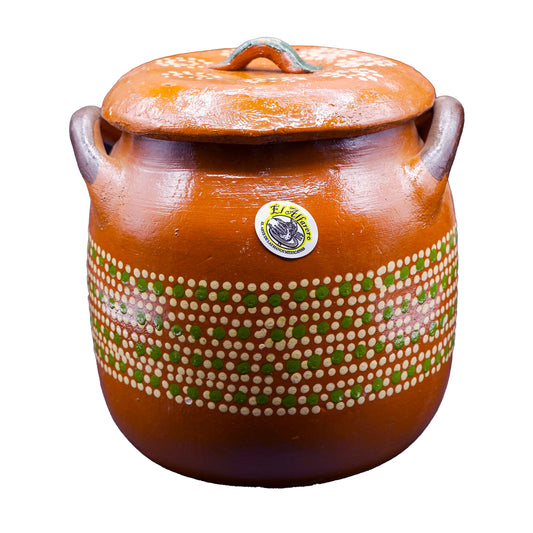Olla de Barro Frijolera con Tapa- Mediana